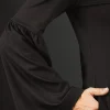 Kleita ar slīpu volānu un paplatinātām piedurknēm - Image 8