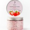 Līga nature spa, putotu zemeņu ķermeņa skrubis