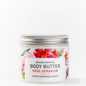 Putotu ķermeņa sviests Rožu ģerānija 100 g