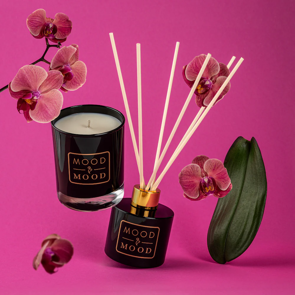 Black Orchid mājas aromāts-difuzors ar kociņiem - Image 2