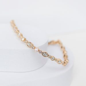 spīdīga rokassprādze, apzeltīta aproce ar cirkoniem