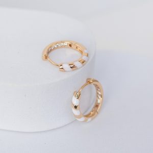 balti riņķi, balti riņķu auskari